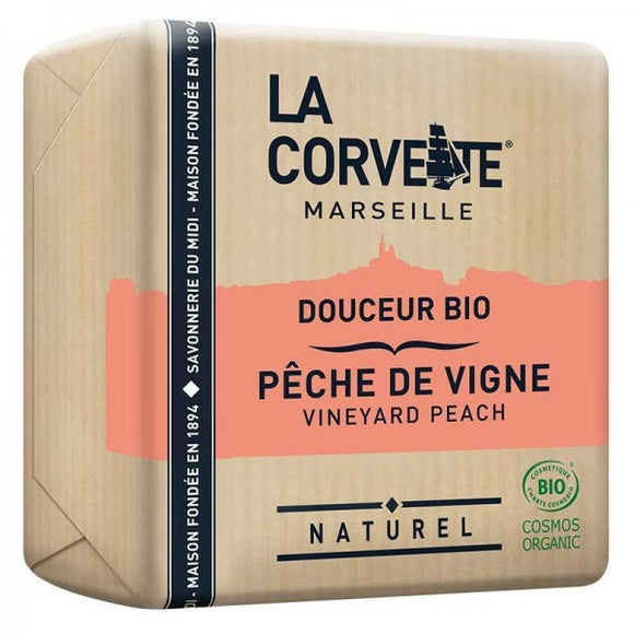 Sabonete Suave Bio Pêssego da Vinha . 100g . La Corvette - Oliva Store