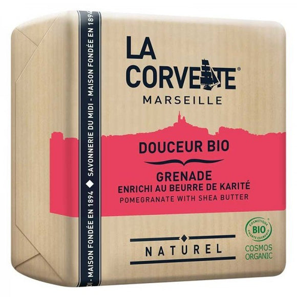 Sabonete Suave Bio Romã e Karité . 100g . La Corvette - Oliva Store