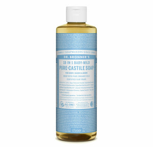 Sabonete Líquido Dr. Bronner's . Bio . Suave-Bebé (sem perfume) - Oliva Store