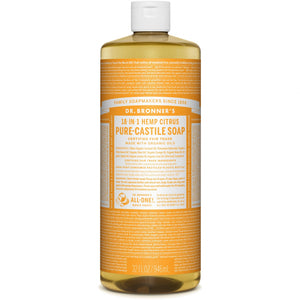 Sabonete Líquido Dr. Bronner's . Bio . Citrinos (Laranja) . 475ml