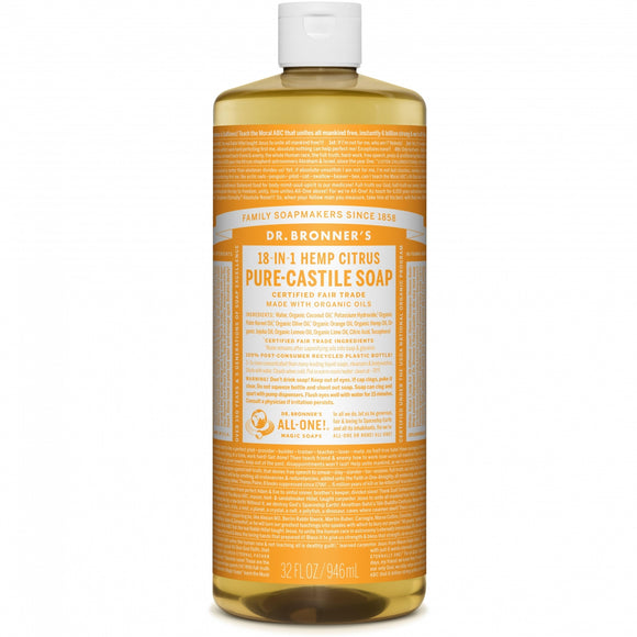 Sabonete Líquido Dr. Bronner's . Bio . Citrinos (Laranja) . 475ml