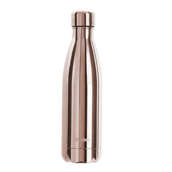 Garrafa Isotérmica Inox 500ml . Rosa Gold . Eco . QWETCH